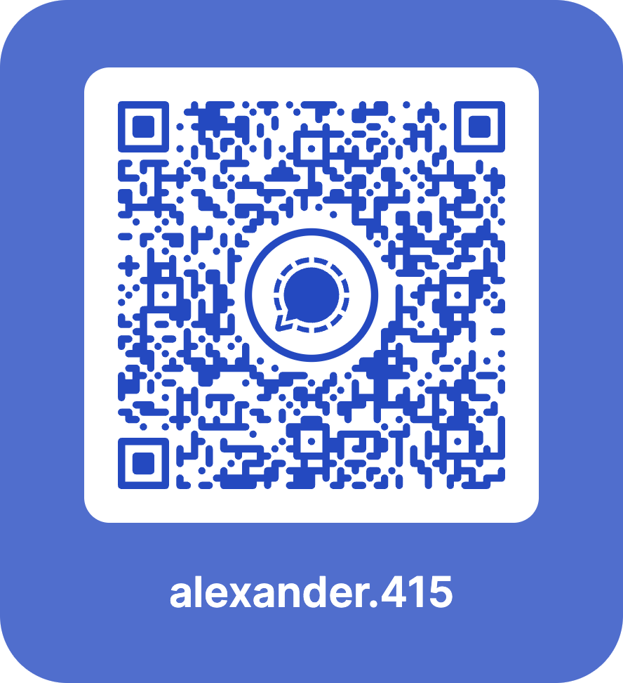 Signal QR code